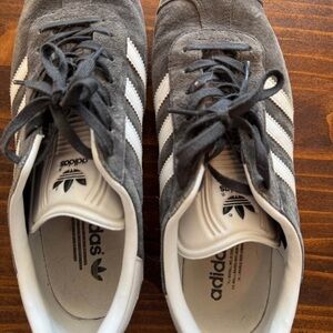 Adidas Black and White Athletic Shoes